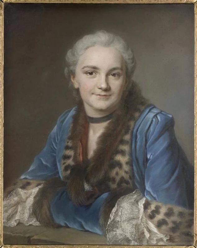 Ritratto della marchesa de Sesmaisons, nata Marie - Louise Gabrielle de La Fontaine Solare de La Boissière